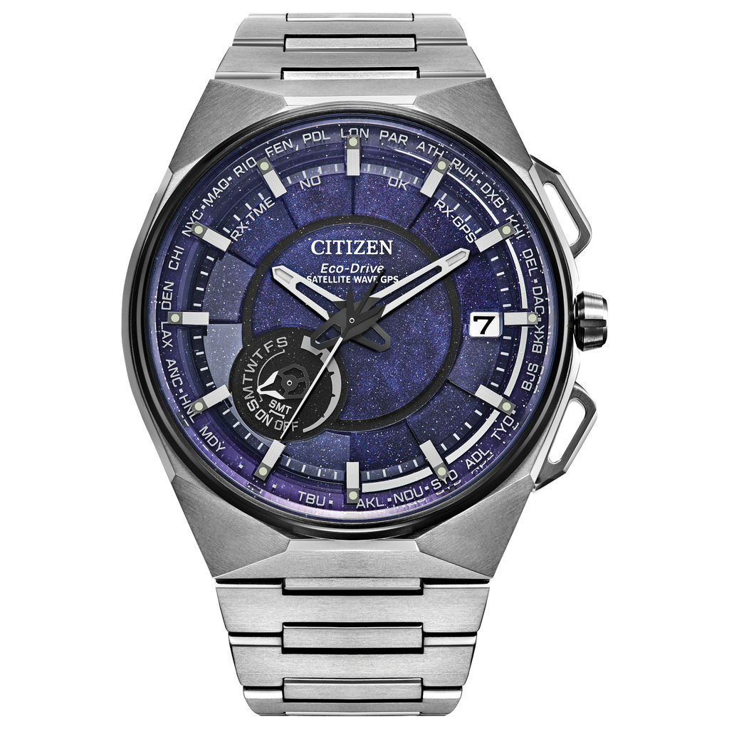 Citizen CC3097-52L Satellite Wave X GPS Super Titanium Blue Dial