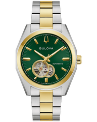 Bulova 98A338 Surveyor Automatic Two-Tone Green Dial 39mm