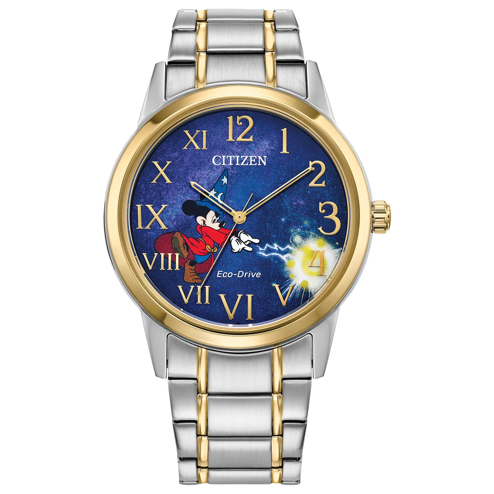 Citizen FE7064-71W Sorcerer's Apprentice Mickey Mouse Blue Dial Eco-Drive