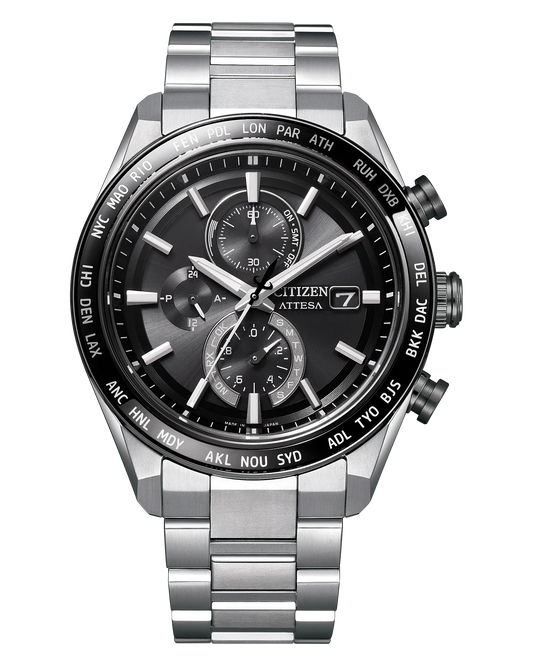Citizen AT8295-56E Attesa Super Titanium Atomic Timekeeping Gray DLC