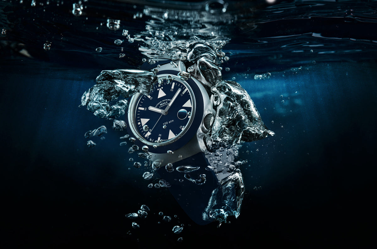 Muhle Glashutte M1-41-02-KB-II S.A.R. Rescue Timer Nautical Blue Rubber