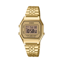 Casio Vintage LA680WGA-9VT Gold Tone Metal Digital Watch