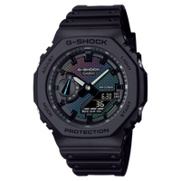 G-Shock GA2100RW-1A Analog-Digital Brick Rainbow Casioak Resin