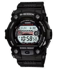 G-Shock GW7900-1 G-Rescue Solar Atomic Digital Grey IP Tidegraph // PRE-OWNED