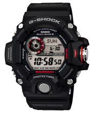 G-Shock GW9400-1 Master of G Land Rangeman Triple Sensor Black Red Resin