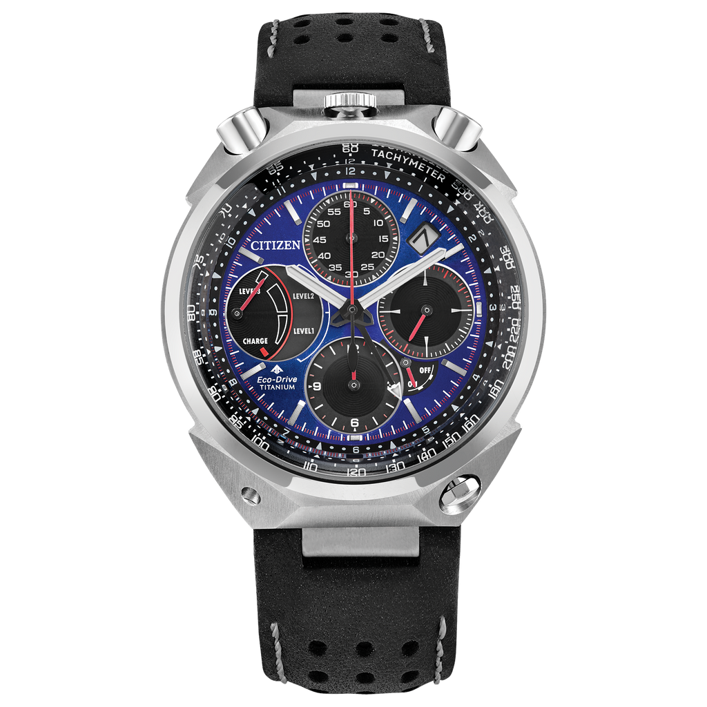 Citizen AV0088-01L Promaster Tsuno Chrono Racer Super Titanium // Pre-Owned