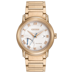 Citizen AW7023-52A PRT Roman Numerals Rose Gold Tone Quartz
