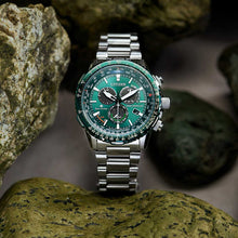 Citizen CB5004-59W Eco-Drive PCAT Promaster Radio Controlled Green Dial