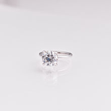 3.01 CT Round Lab-Grown Diamond Hidden Halo Engagement Ring