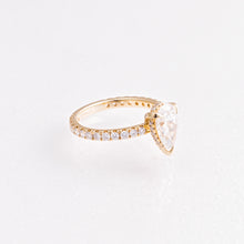 2.22 CT Pear Lab-Grown Diamond Engagement Ring