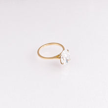 3.04ct Oval Lab-Grown Diamond Engagement Ring 14k Yellow Gold