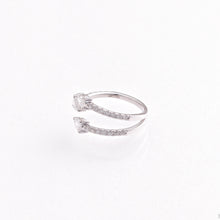 Triple Pear Diamond Ring with Pavé Band – 2.57 ctw, 14K White Gold