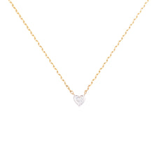 2.28ct Heart Lab-Grown Diamond Solitaire Pendant Necklace in 14k Yellow Gold