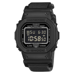 G-Shock DW5600MNC-1 Fidlock Digital Square Black Negative Display