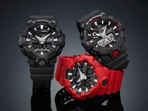 Casio G-Shock GA700-4A Analog-Digital Red