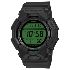 G-Shock GD010BEG-1 Bold Electric Green Digital 10-Year Battery Black Resin