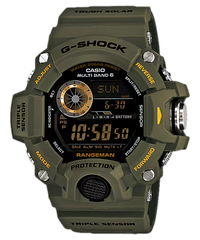 G-Shock GW9400-3 Master of G Rangeman Green Digital Triple Sensor