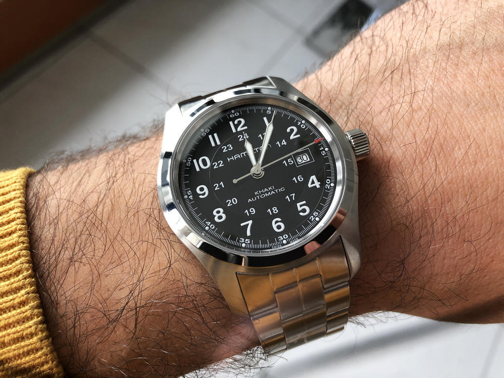 Hamilton H70515137 Khaki Field Auto 80 Hour Stainless Steel