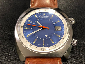Alpina AL-555LNS4H6 Startimer Pilot Heritage Blue Sunray Dial