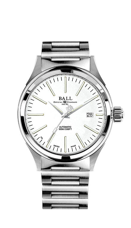 Ball NM2098C-S20J-WH Fireman Enterprise Auto White Dial