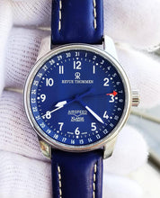 Revue Thommen 16050 Airspeed Automatic Blue Leather // Pre-Owned