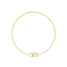 Marquise Cut Lab-Grown Diamond Bezel Bracelet in 14k Yellow Gold