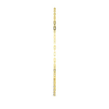 2.57ct Lab-Grown Diamond Mixed Fancy Paperclip Chain Necklace in 14k Yellow Gold
