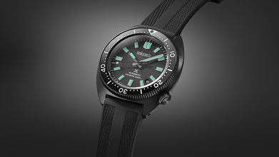Seiko Prospex SPB335 Black Series Night Vision Slim Turtle