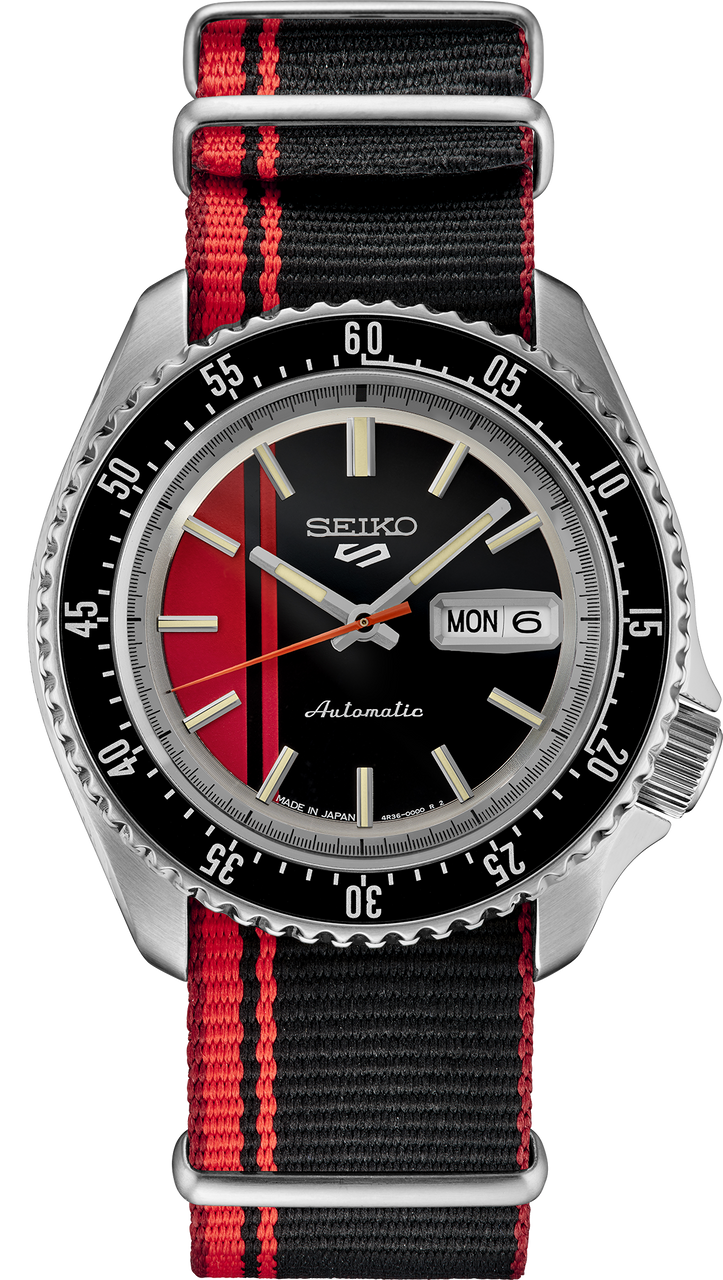 Seiko 5 Sports SRPK71 Special Edition SKX Style Red Black Automatic