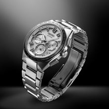 Seiko Astron SSH117 Sunburst Solar GPS Titanium Dual Time