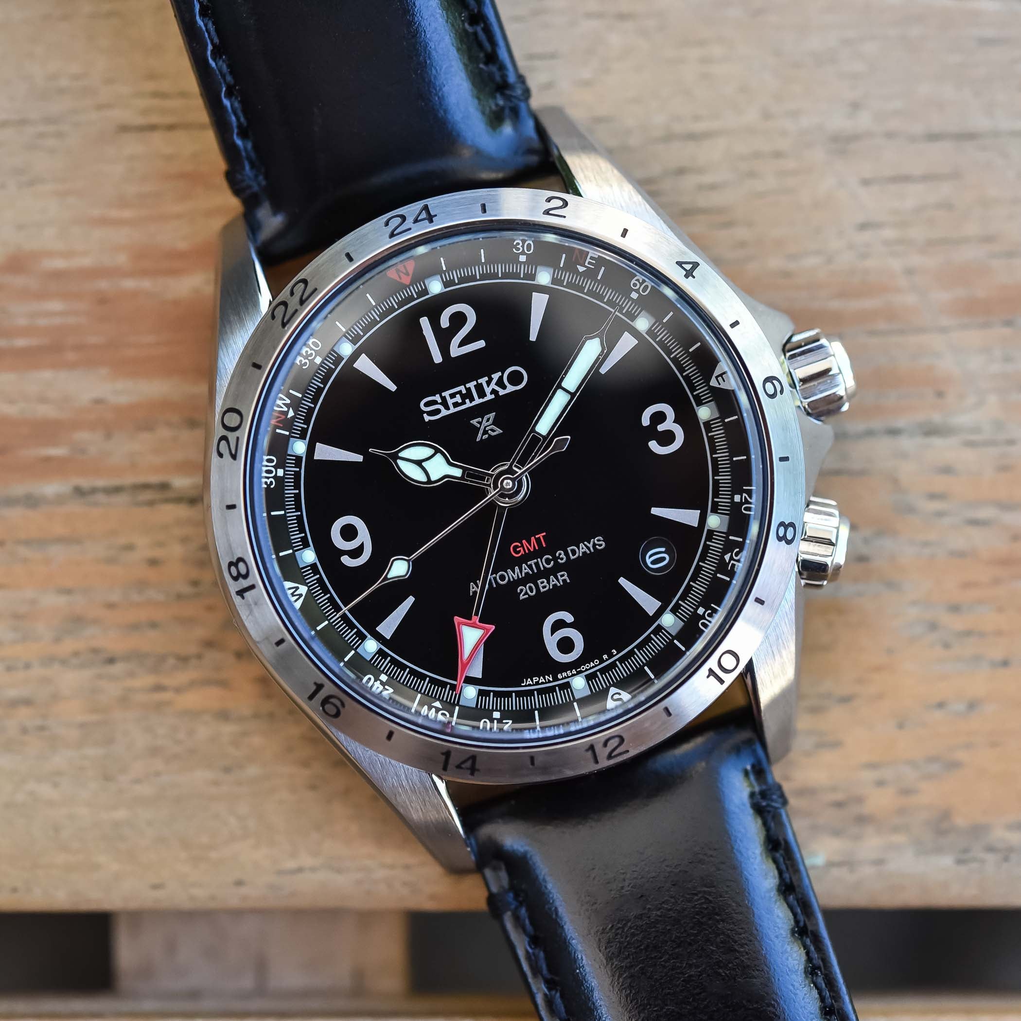 Seiko Prospex SPB379 Alpinist GMT Black 3 Day Automatic – Arizona