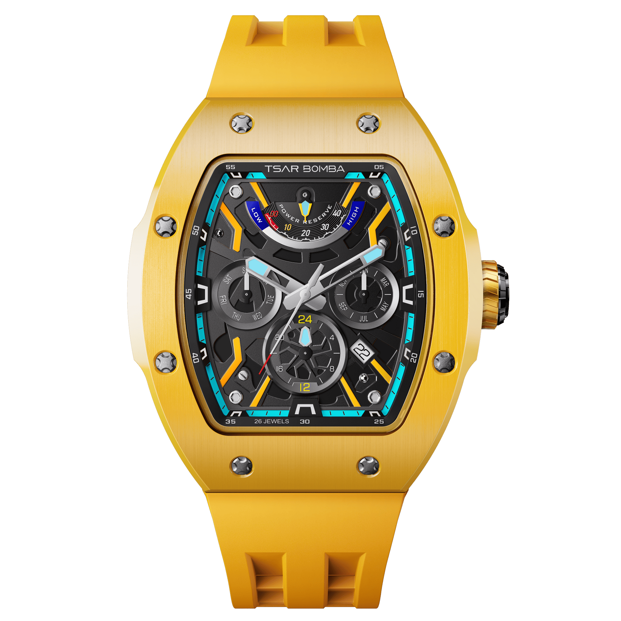 TSAR BOMBA Atomic Full Ceramic Edition TB8222C Yellow