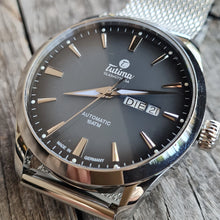 Tutima 6105-20 Sky Automatic Grey Fume Dial Milanese Bracelet