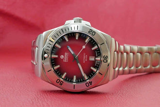 Tutima 6155-08 M2 Seven Seas S Stainless Steel 44mm Red Steel