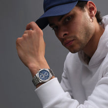 Maurice Lacroix AI1118-SS002-430-1 Aikon Quartz Chronograph Blue Dial