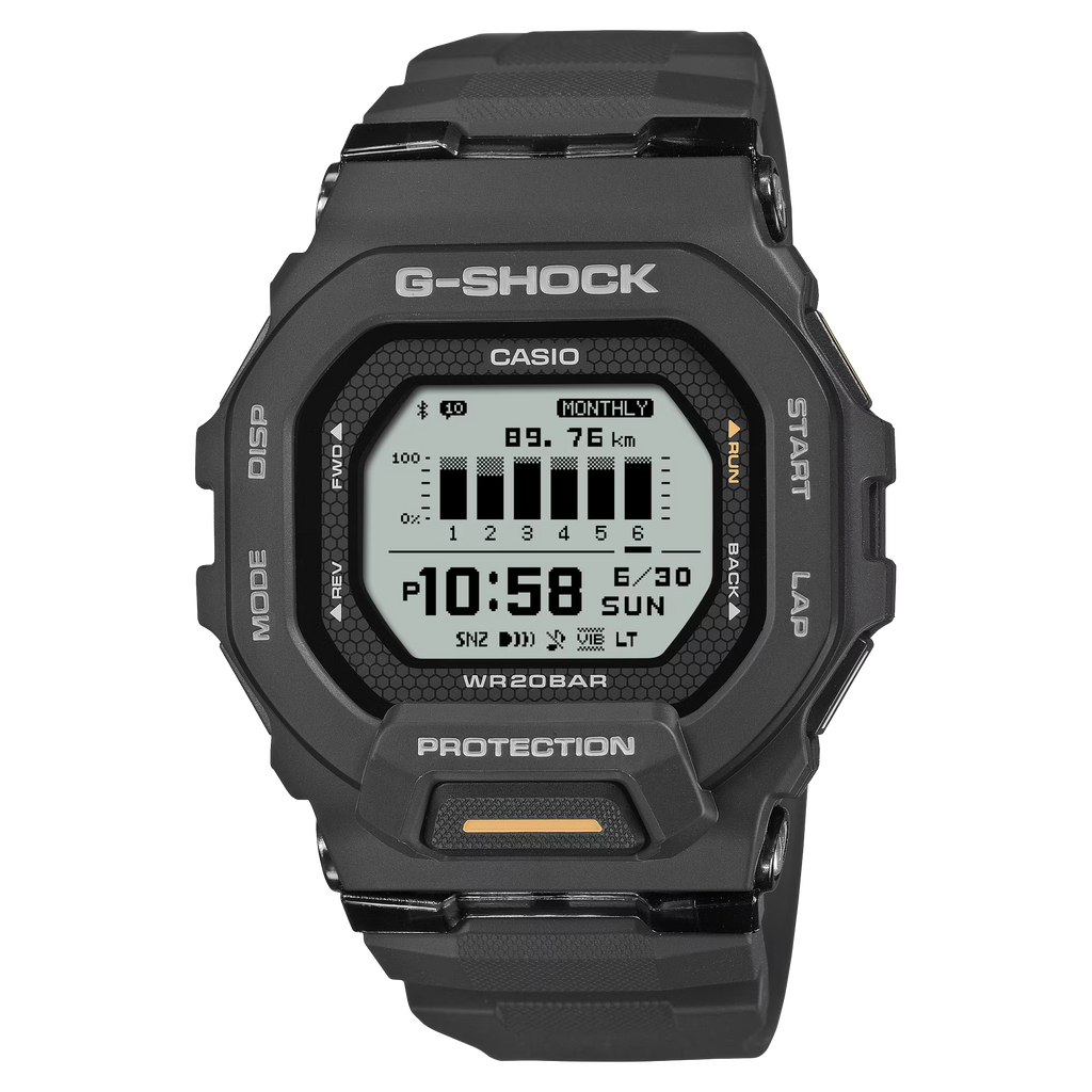 G-Shock GBD200-1A1 G-SQUAD Mip Display Strava Step Counter Digital