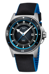 Muhle Glashutte M1-52-13-CK Sportivo Travel GMT Black Automatic