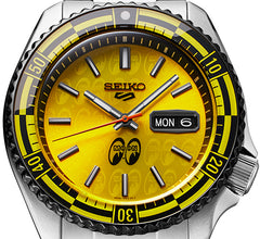 Seiko 5 Sports SBSA287 MOONEYES Limited Edition SKX Style Automatic Yellow