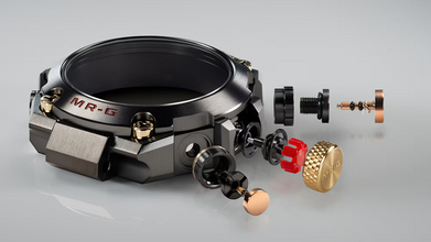 G-Shock MRGB2000RG-3A Kurogane-Iro MR-G Green DLC Titanium Rubber