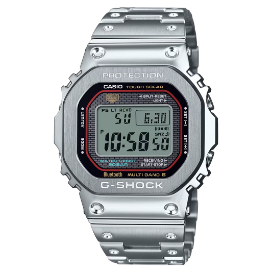 G-Shock GMWB5000D-1C Full Metal Silver Origin Colors Digital Square
