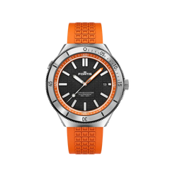 Fortis F8120013 Marinemaster M-44 Amber Orange Horizon Strap Automatic