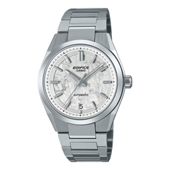 Casio Edifice EFK100D-7A Electroform White Forged Carbon Dial 3 Hand Automatic