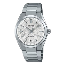 Casio Edifice EFK100D-7A Electroform White Forged Carbon Dial 3 Hand Automatic