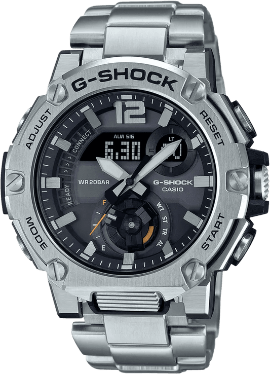 Casio G-Shock GSTB300E-5A G-STEEL Carbon Core Guard Front Button Watch