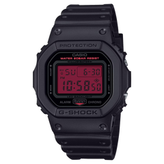 G-Shock DW5600BBR-1 Black and Bold Red Square Digital Resin