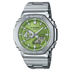 G-Shock GM2110D-3A GSTEEL 2100 Series Green Dial