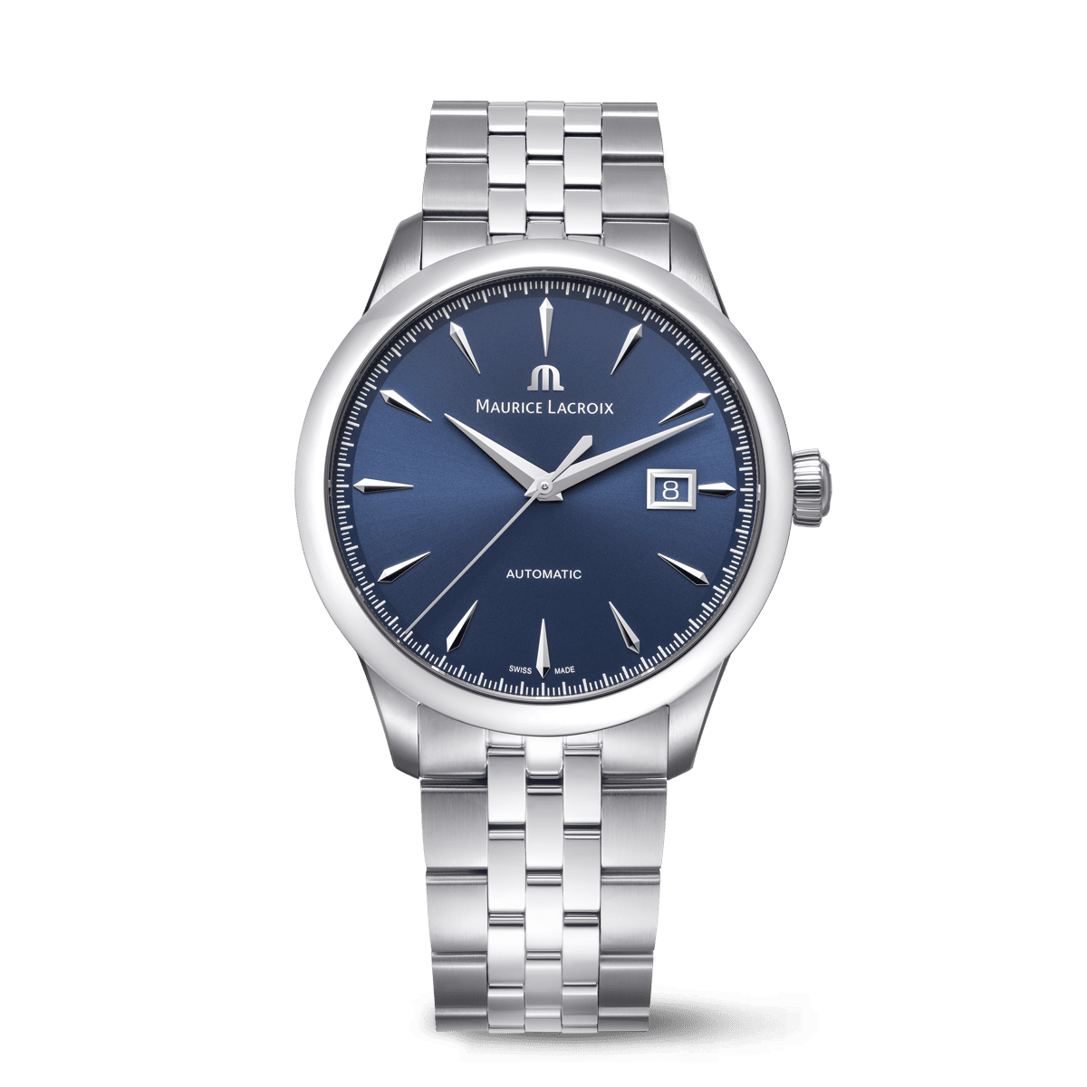 Maurice Lacroix 756008-SS002-430-1 1975 Automatic 40mm Blue Dial