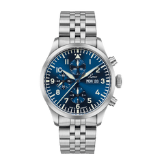 Laco 862186.MB Chronographs Kiel 2 MB Blau Automatic Blue Dial