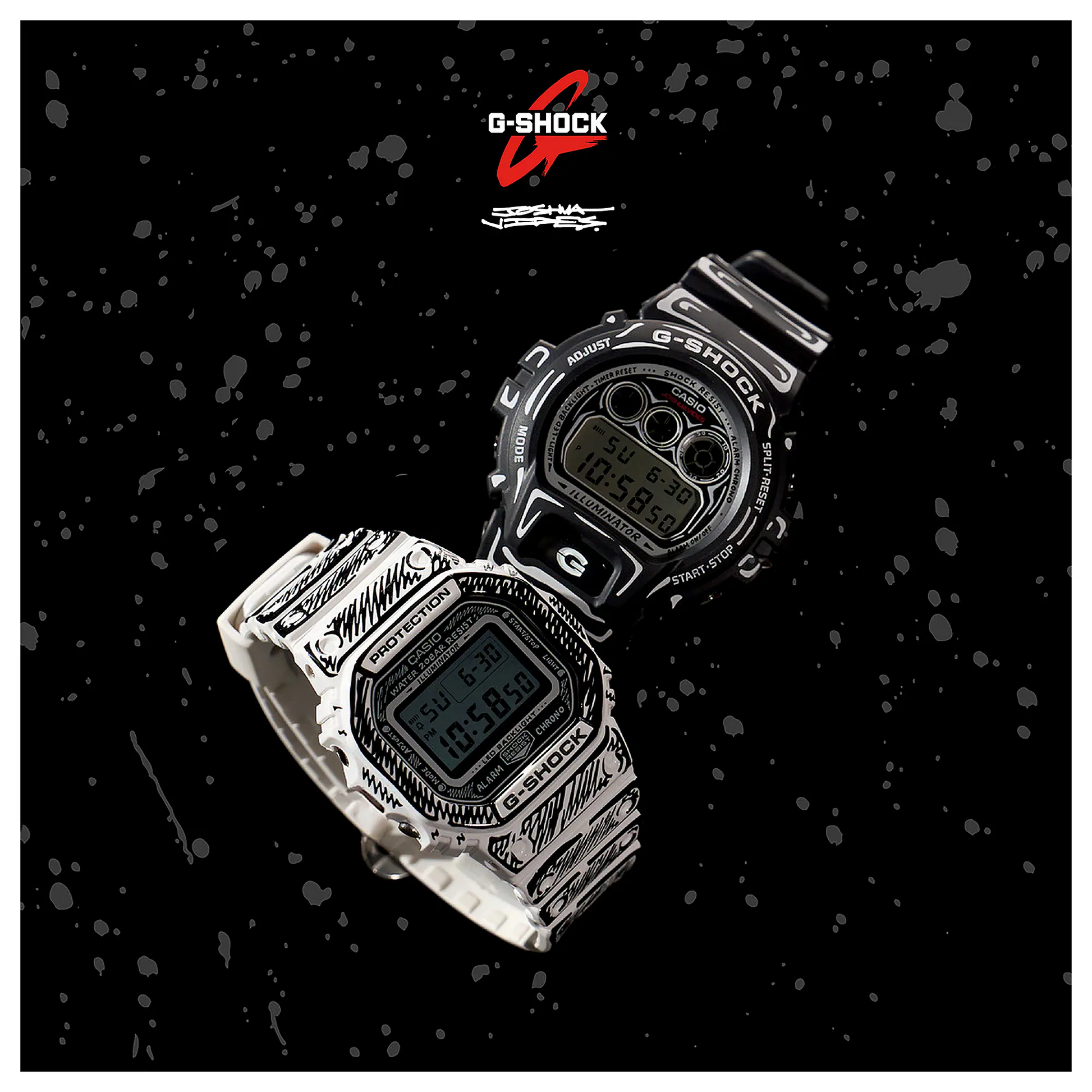 G-Shock DW5600JV-7 Joshua Vides Collaboration Digital Square Resin