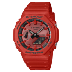 G-Shock GA2100RRB-4A Vivid Red Bright Toughness Octagonal Ana-Digi